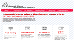 Desktop Screenshot of interwebname.com